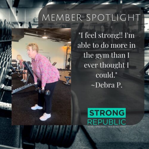 Senior women's fitness training at Strong Republic Palm Springs