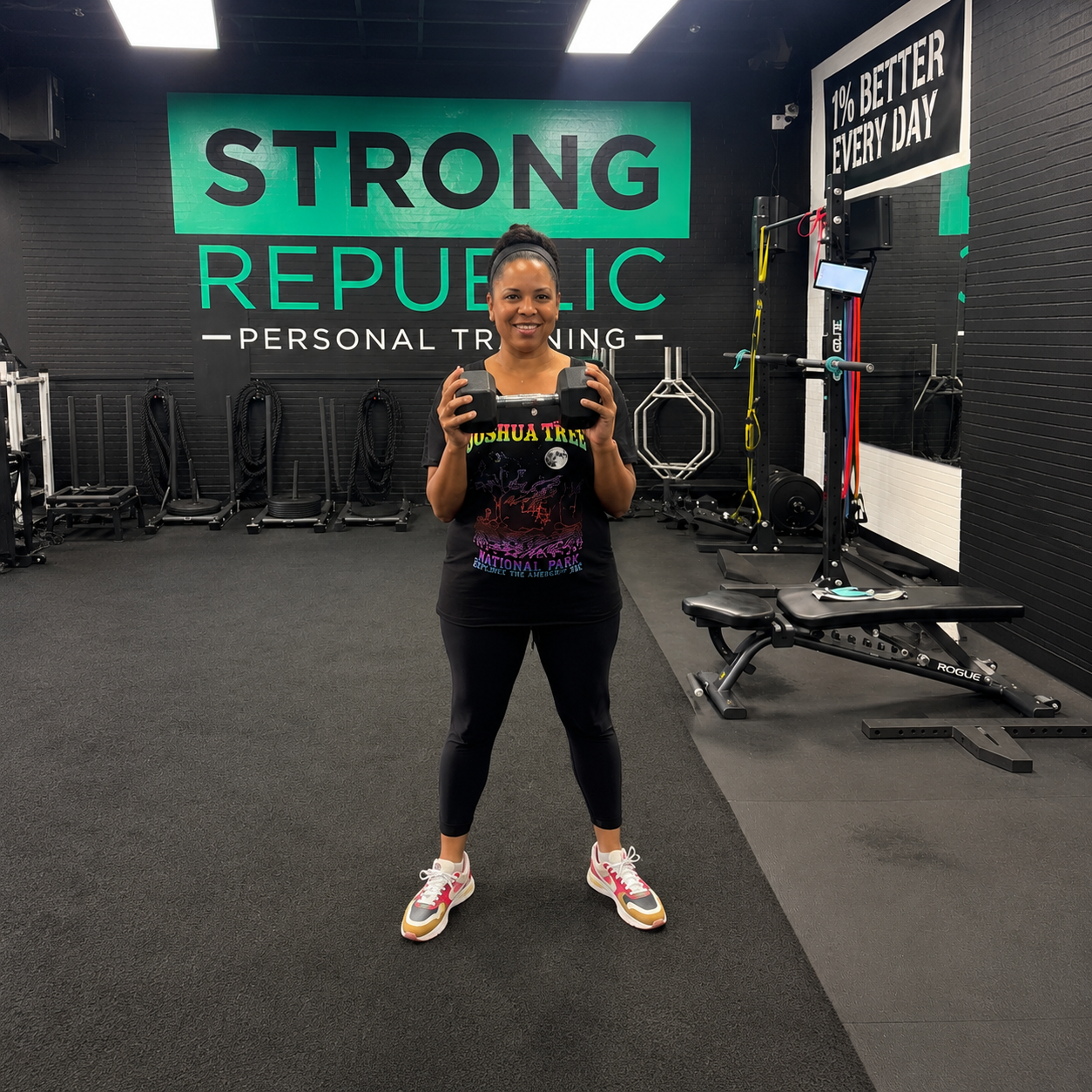 Eden personal training at Strong Republic Palm Desert